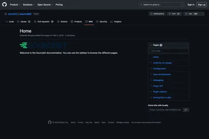 Screenshot of Sourcebit